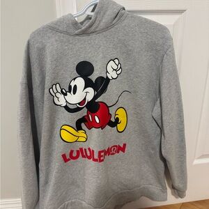 Lululemon Athletica Gray Mickey Mouse Men's Sweater